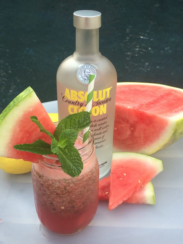 watermelon mint cooler
