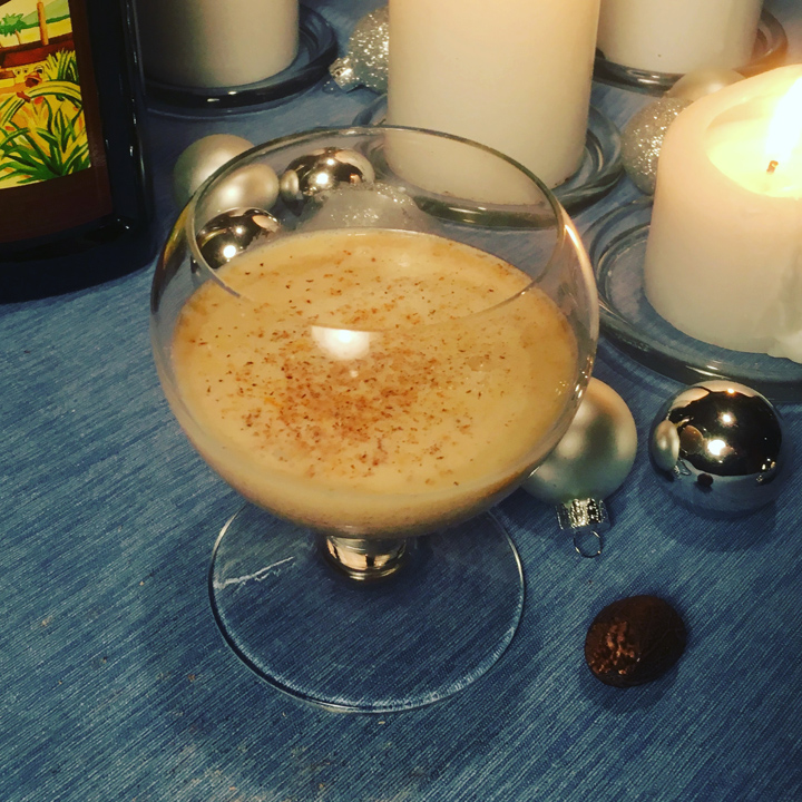Bananas Foster Eggnog