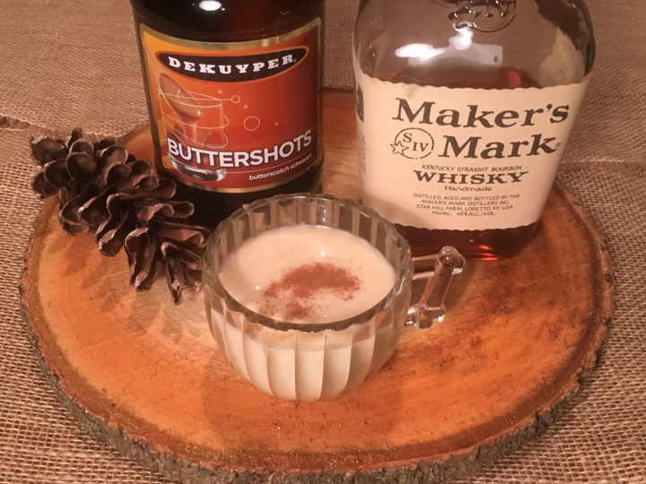 Butterscotch Bourbon Eggnog
